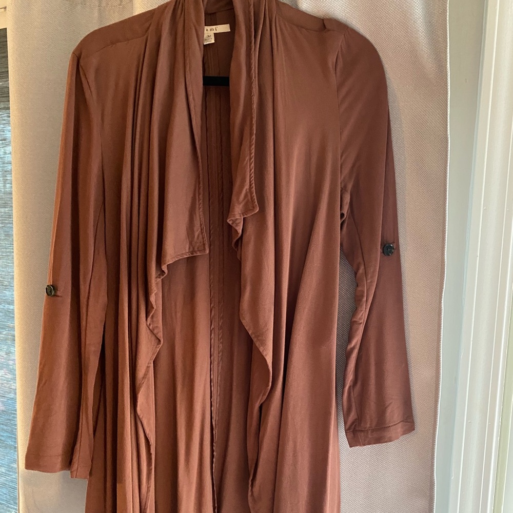 Rust Cardigan! Size M